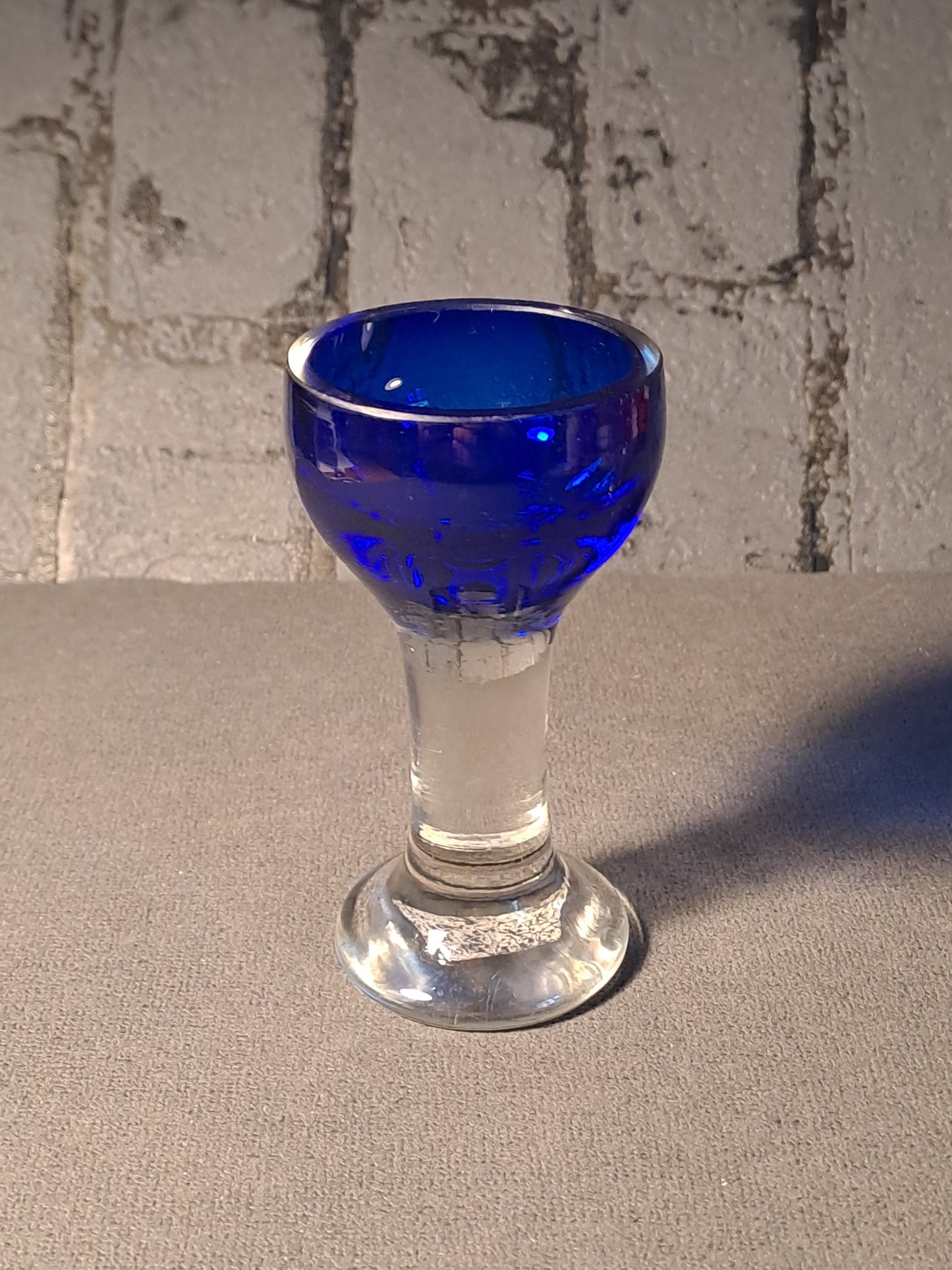 Little Shot Glass Blue / Lille Snapseglas Blå