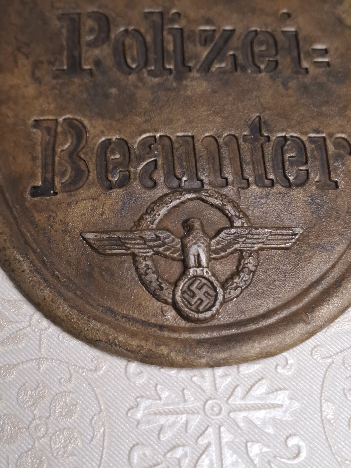 WW2 Bahn Polizei Beamter Sign