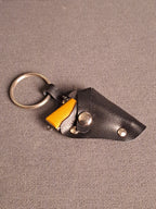 Vintage Key Ring Revolver in Holster 1970's / Vintage Nøglerings Revolver i Hylster 1970'erne