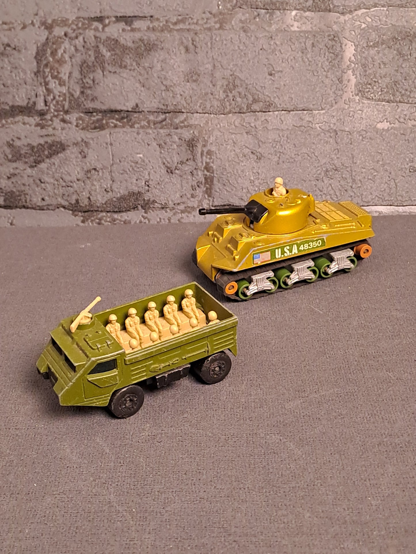 Matchbox Tank and Personal Carrier Military