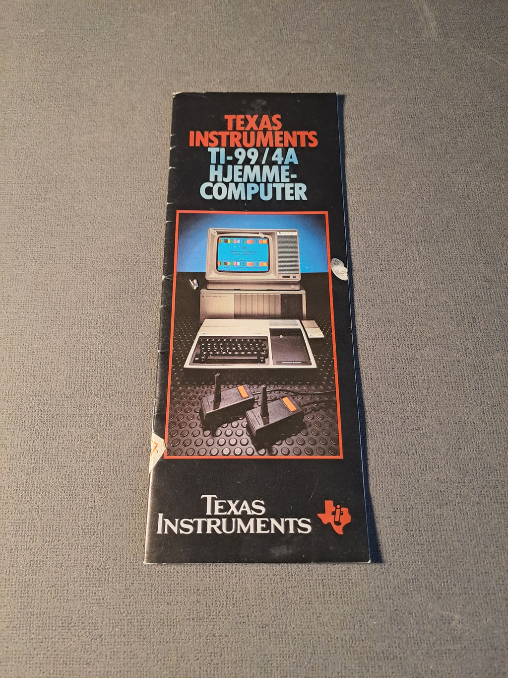 Texas Instruments TI-99/4A Vintage Instruction Book Danish Edition 1983