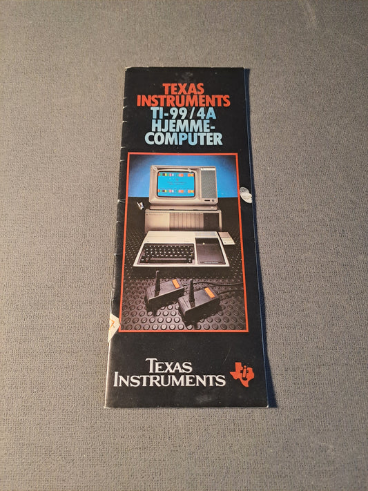 Texas Instruments TI-99/44 Vintage Instructions Book Danish Edition/Dansk Udgave 1983