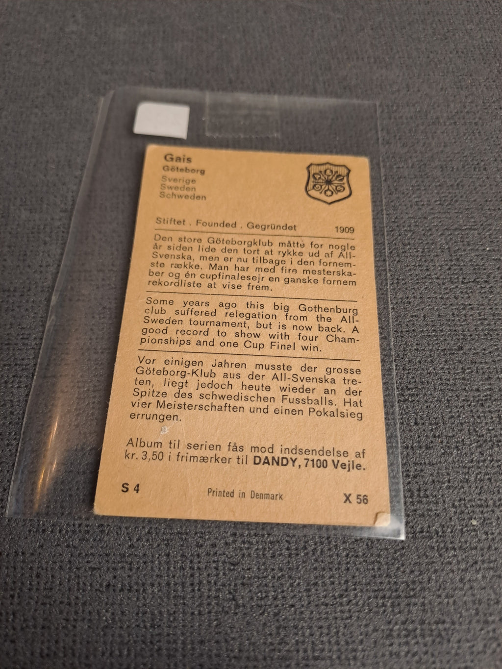 Dandy Gum 1970-No. 56