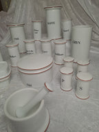 Bing & Groendahl Spice Jars / Bing & Grøndahl Krydderikrukker