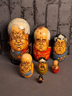 Vintage Matryoshka Dolls Russian Presidents