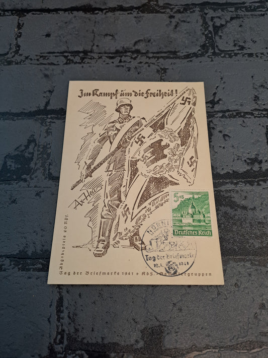 WW2 Postcard Im Kampf um Die Freiheit