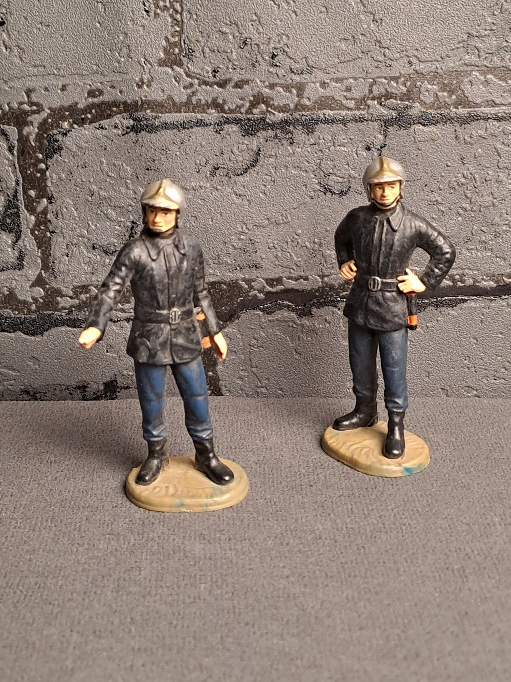 Elastolin Fire Brigade x2 / Elastolin Brandmænd x2