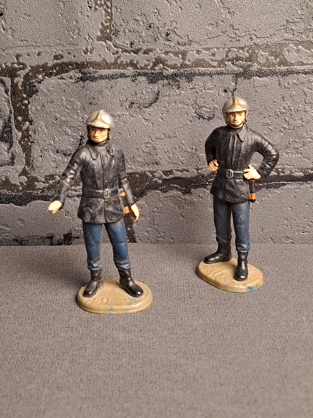 Elastolin Fire Brigade x2 / Elastolin Brandmænd x2