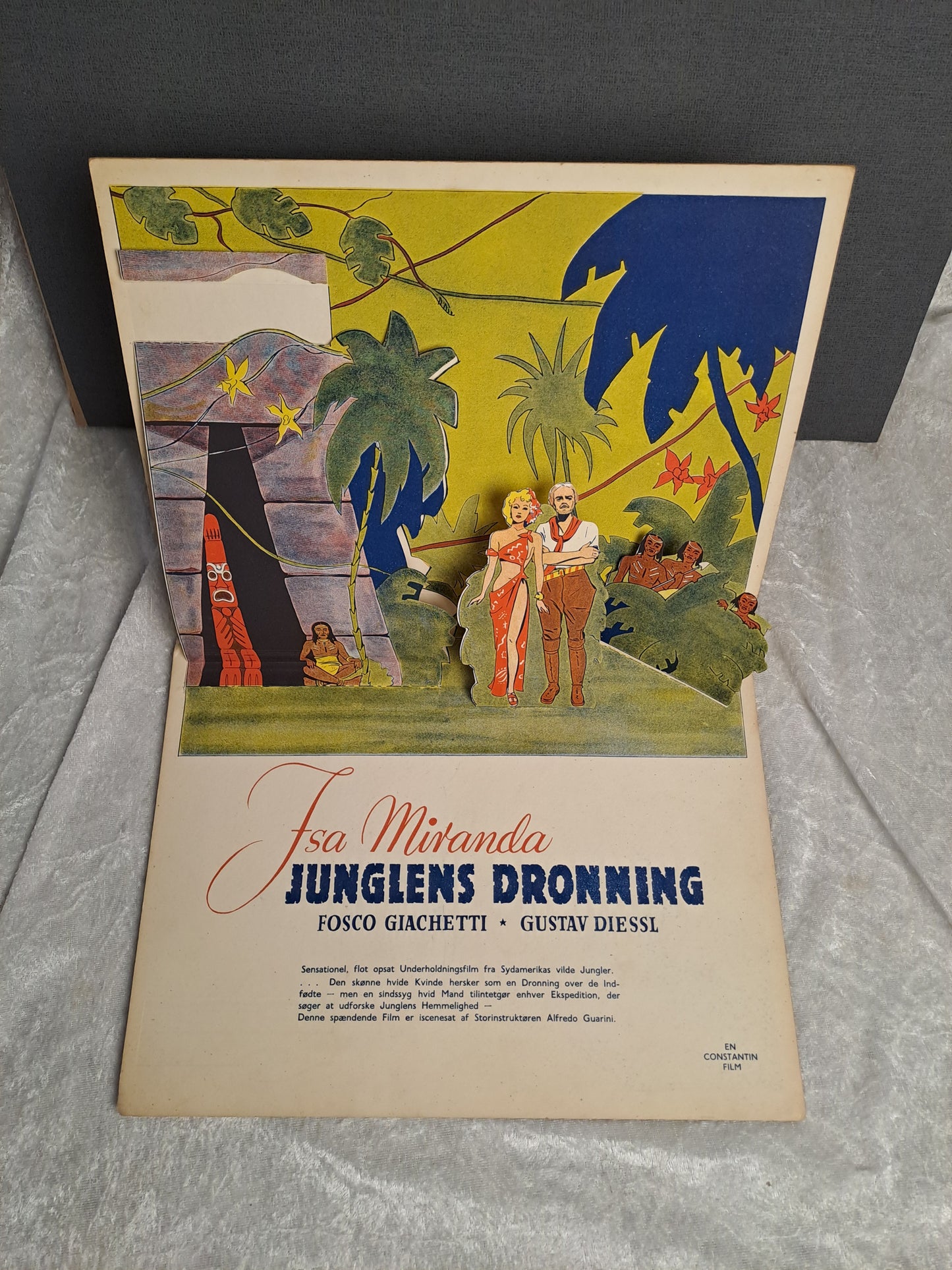 Vintage Film Præsentations 3D Bog 1950'erne