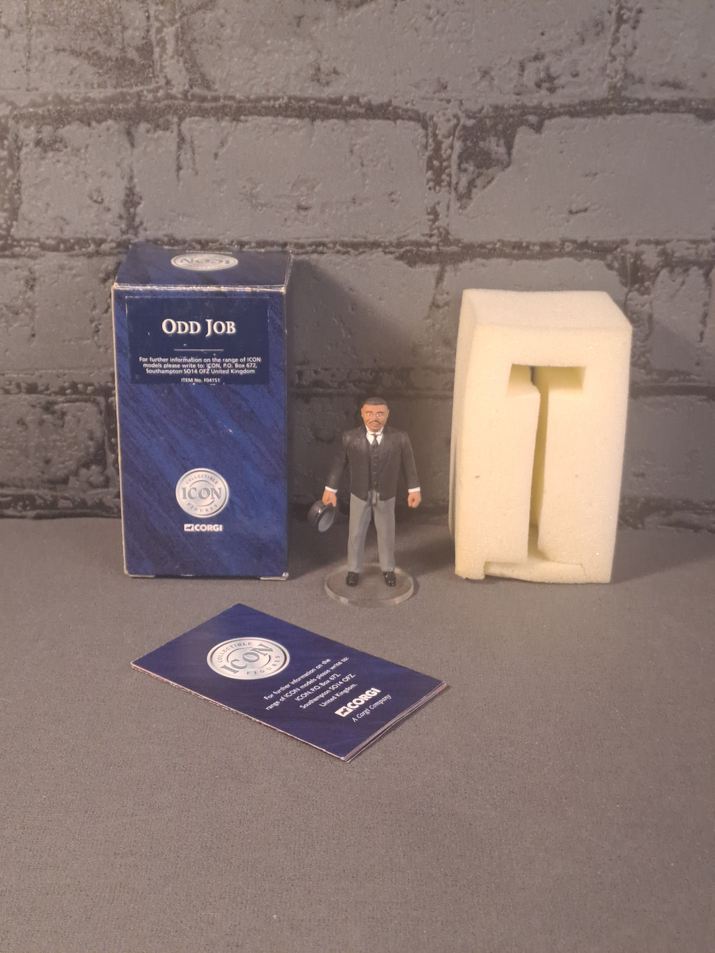 James Bond 007 Odd Job Figure Corgi Icon 1999