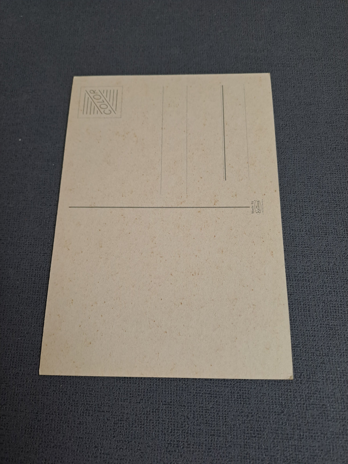Vintage Postcard / Vintage Postkort