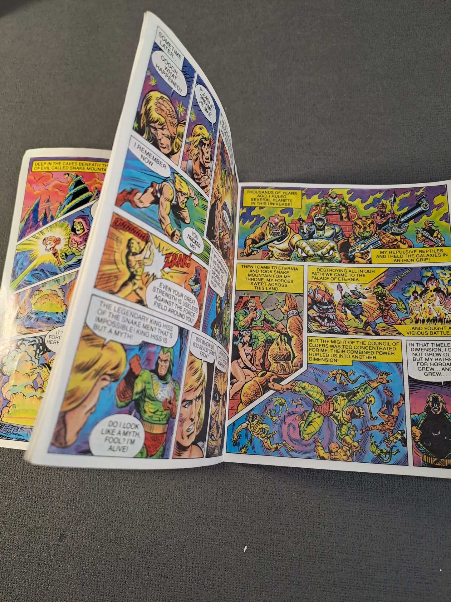 Masters Of The Universe 1985 Comic King Of The Snake Men / Masters Of The Universe 1985 King Of The Snake Men Tegneserie