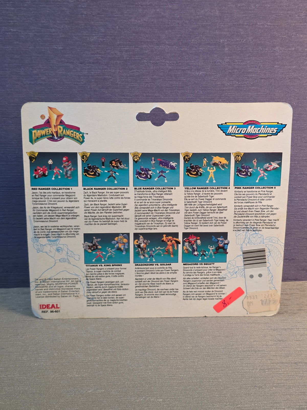 Power Rangers Pink Ranger Micro Machines