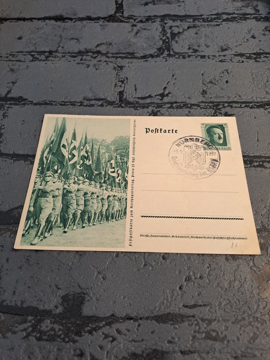 WW2 Postcard Nürnberg 1937