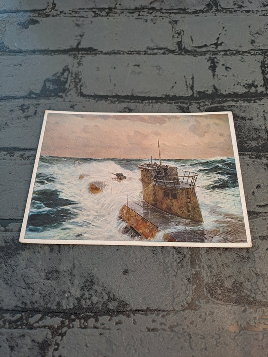 WW2 Postcard U-Boat