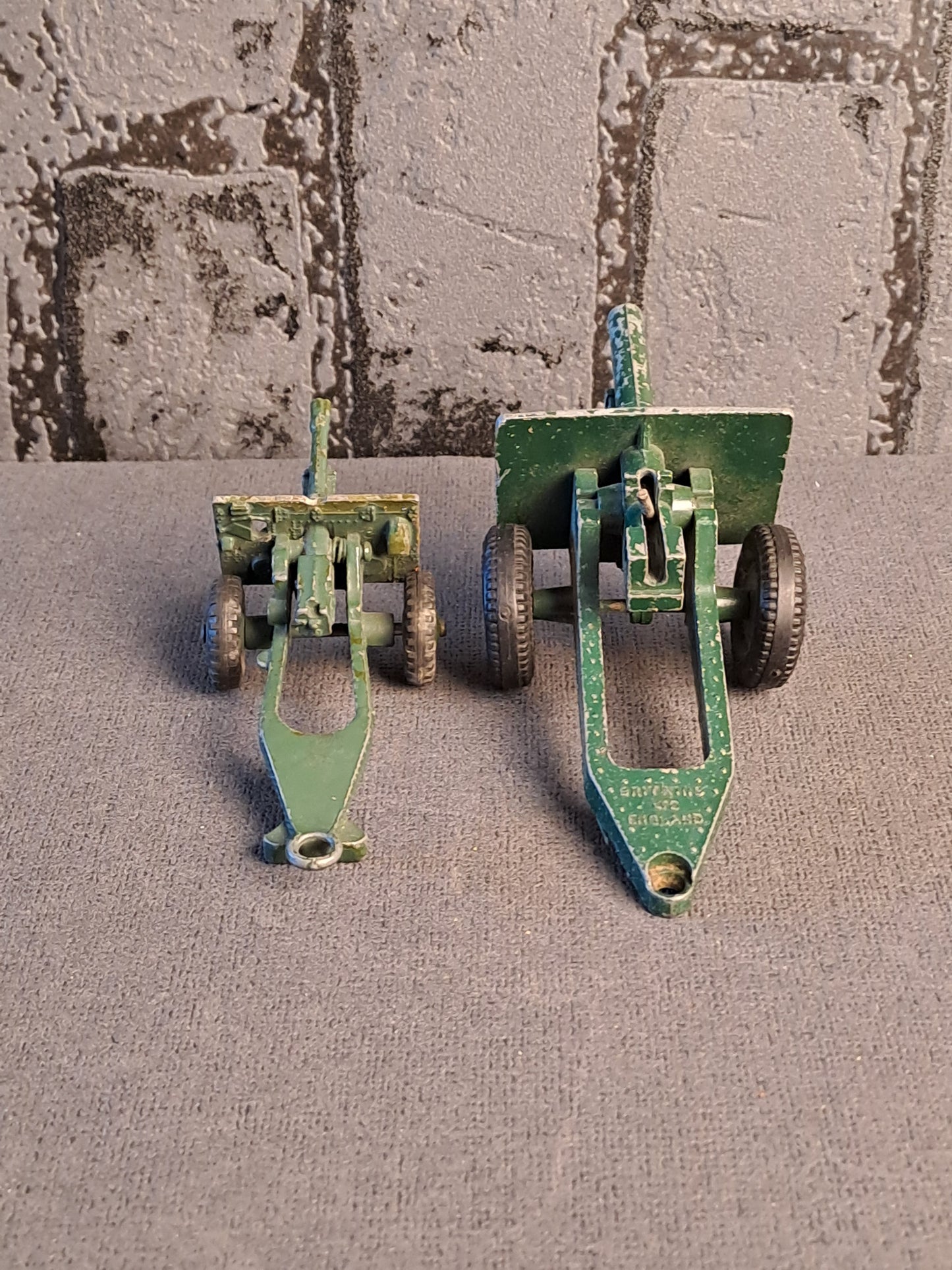 Dinky and Britains Canons
