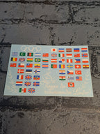WW2 Postcard The Flags of the Participating Countries