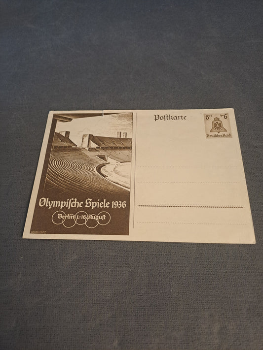 WW2 Postcard Olympische Spiele 1936