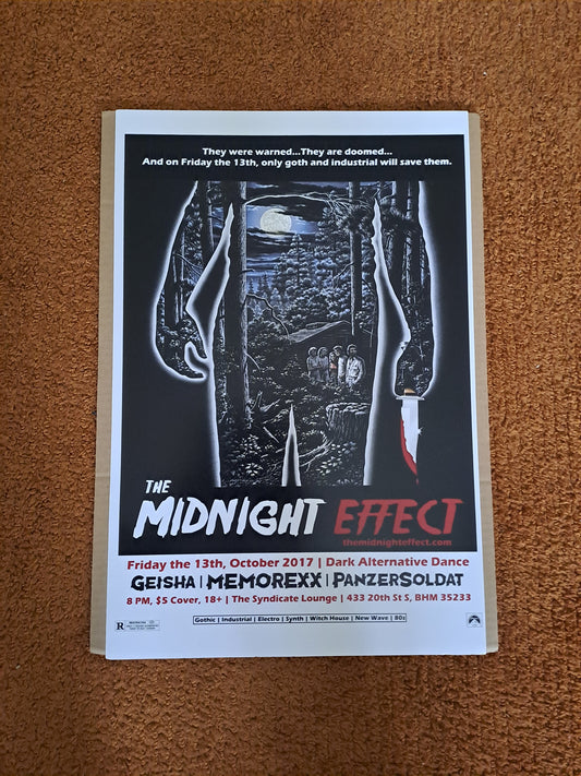 The Midnight Effect Concert Poster / The Midnight Effect Koncert Plakat