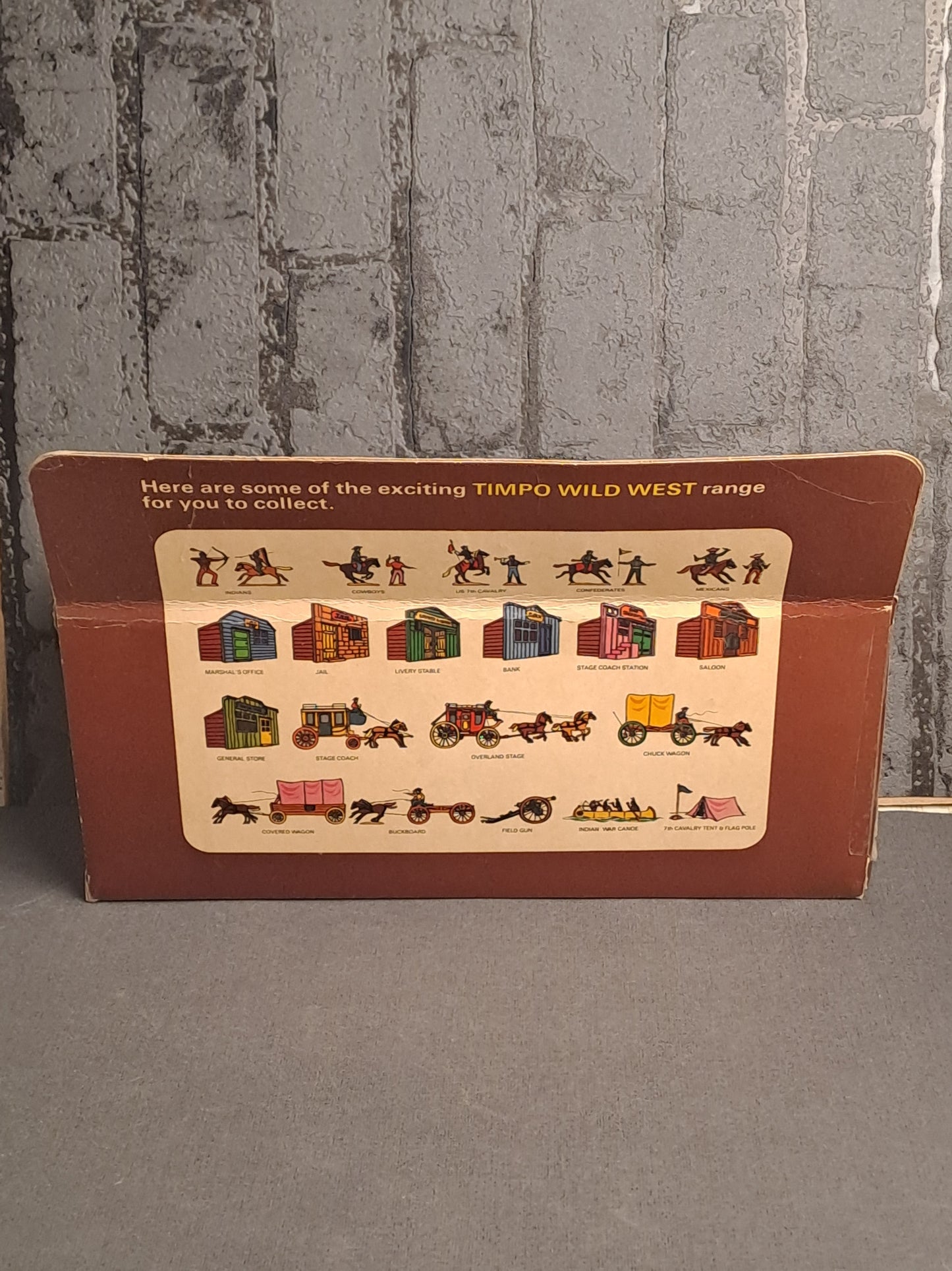 Timpo Toys Wild West Wagon / Timpo Toys Prærievogn