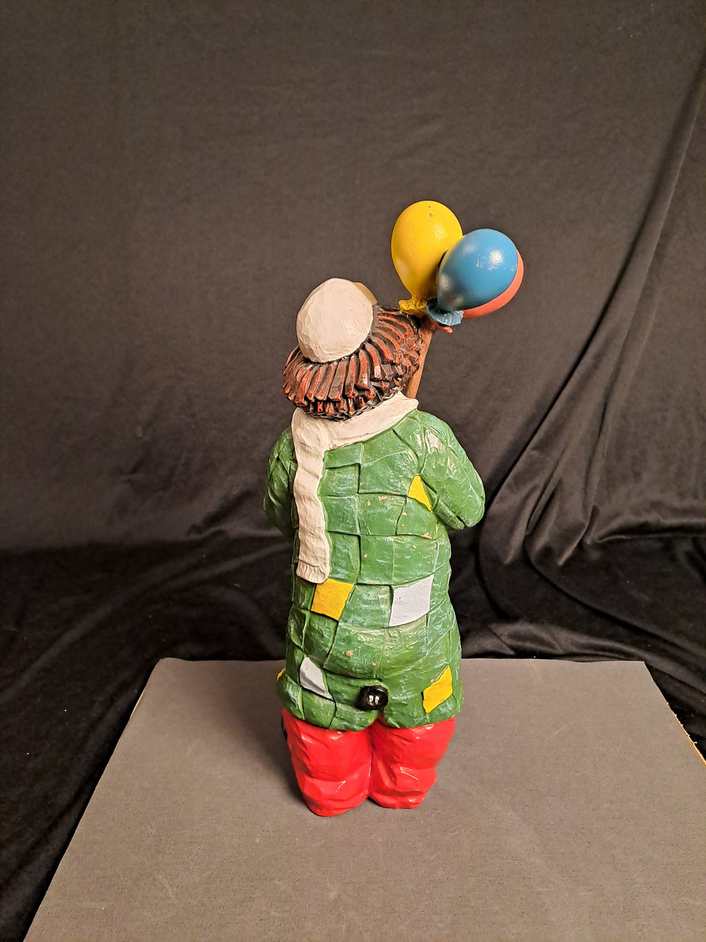 Large Vintage Clown with Balloons