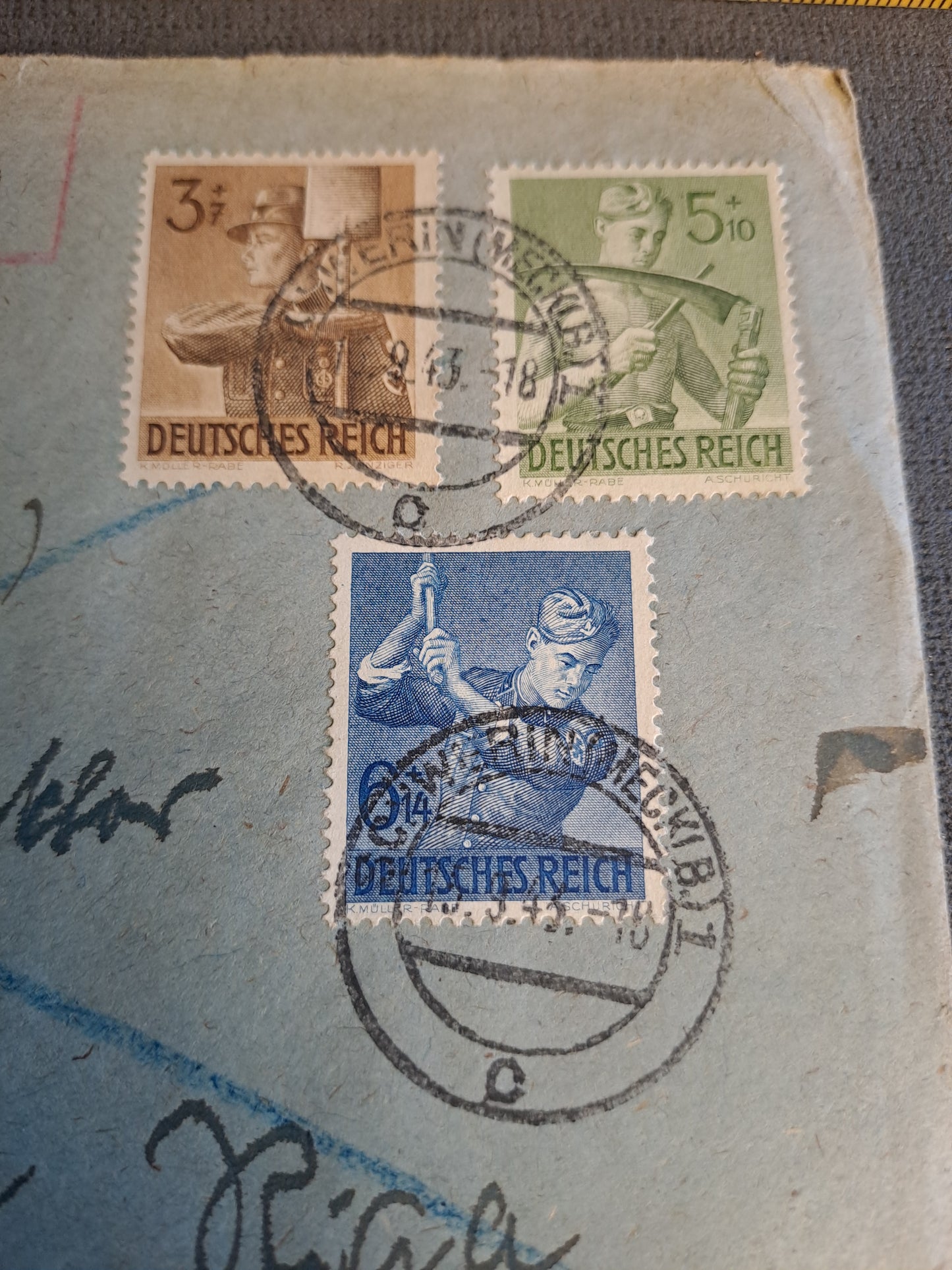 WW2 3. Reich Envelope 1943 / WW2 3. Rige Konvolut 1943
