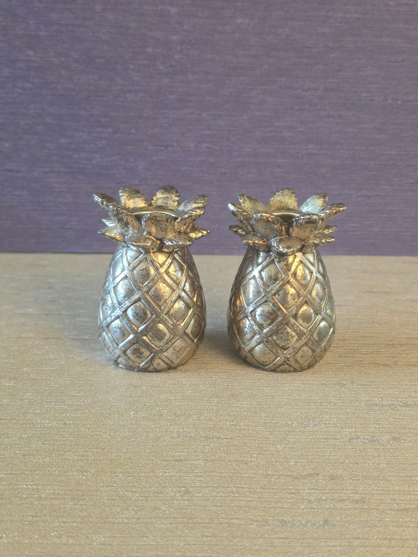 Vintage Ananas Lysestager