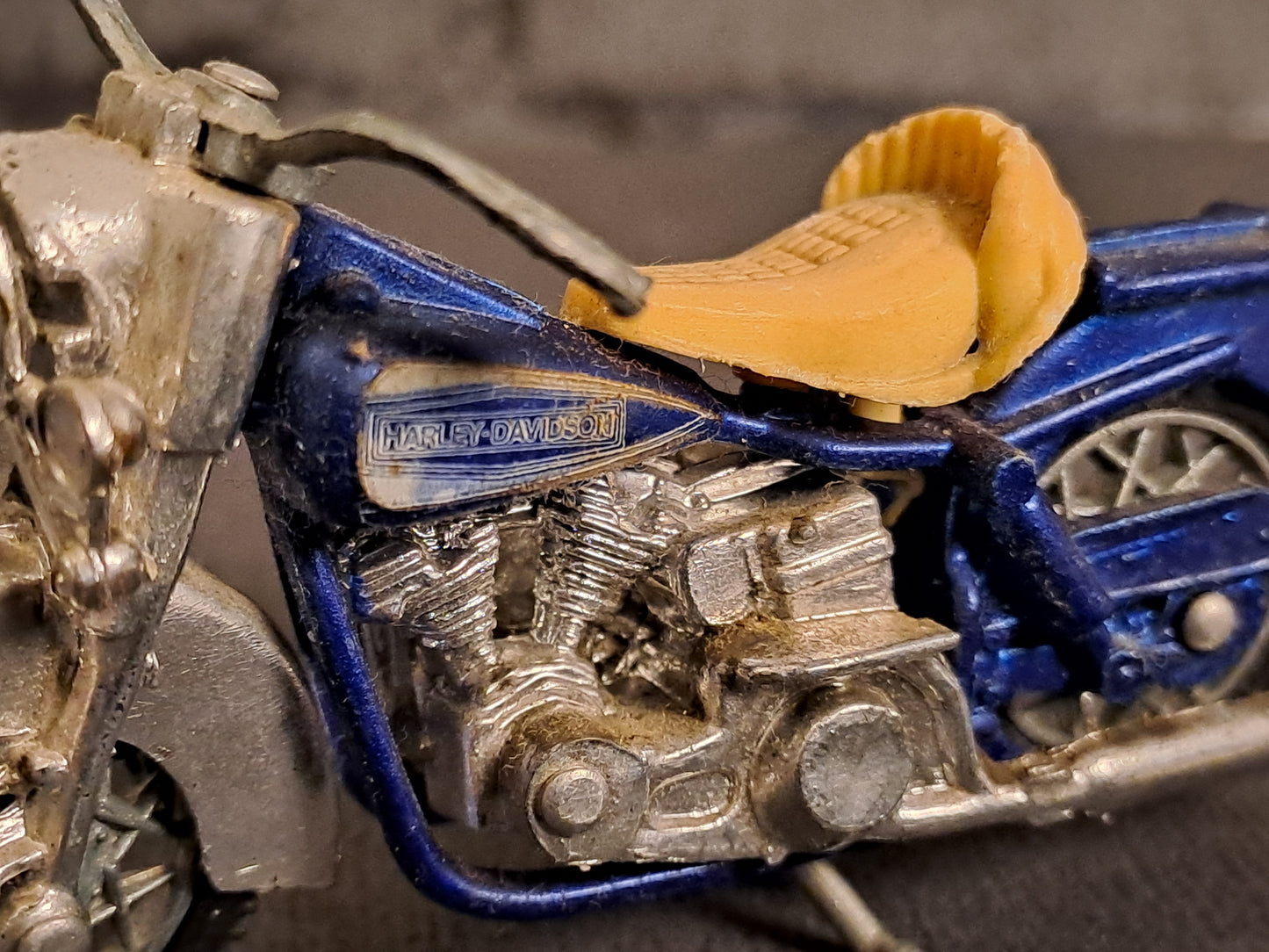 Die Cast Motorcycle Harley Davidson Electra Glide 1980's