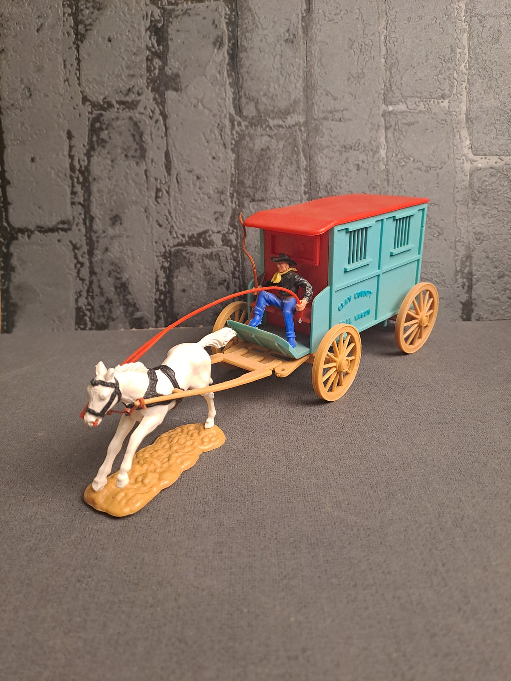 Timpo Toys Clay County Jail Wagon