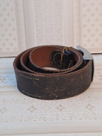 WW2 Leather Belt with Waffen SS Buckle
