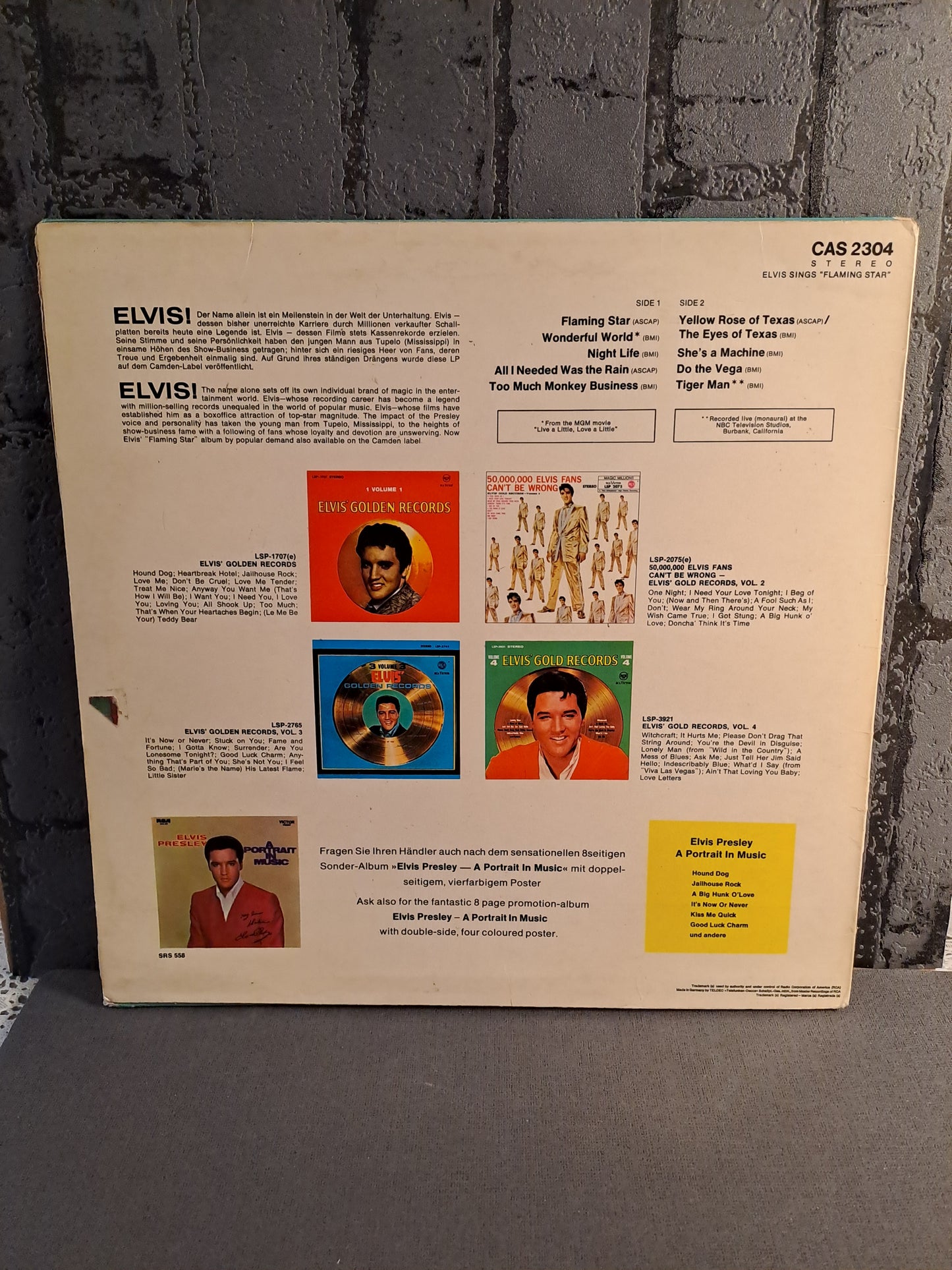 Elvis Presley sings Flamingo Star