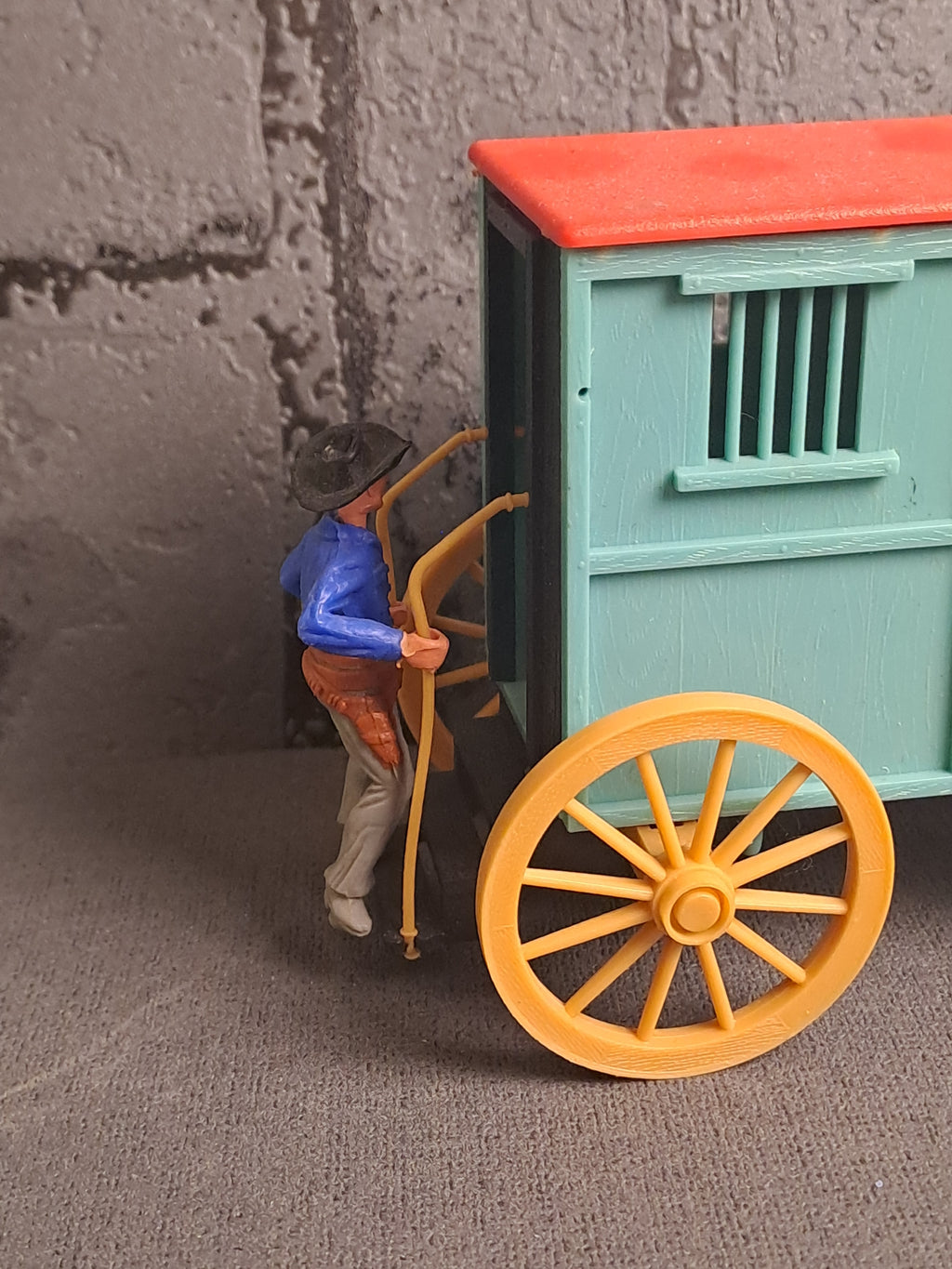 Timpo Toys Clay County Jail Wagon
