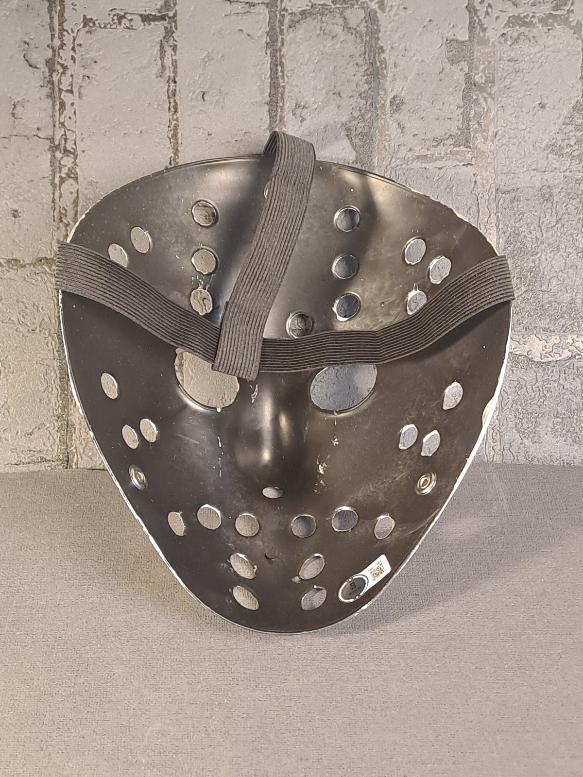 Friday the 13th Silver Ice Hockey Mask with Autograph