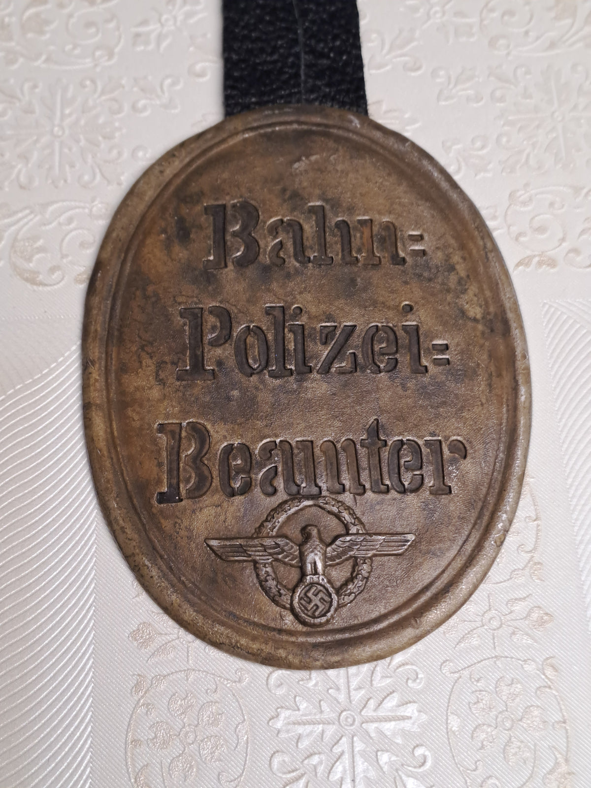 WW2 Bahn Polizei Beamter Sign
