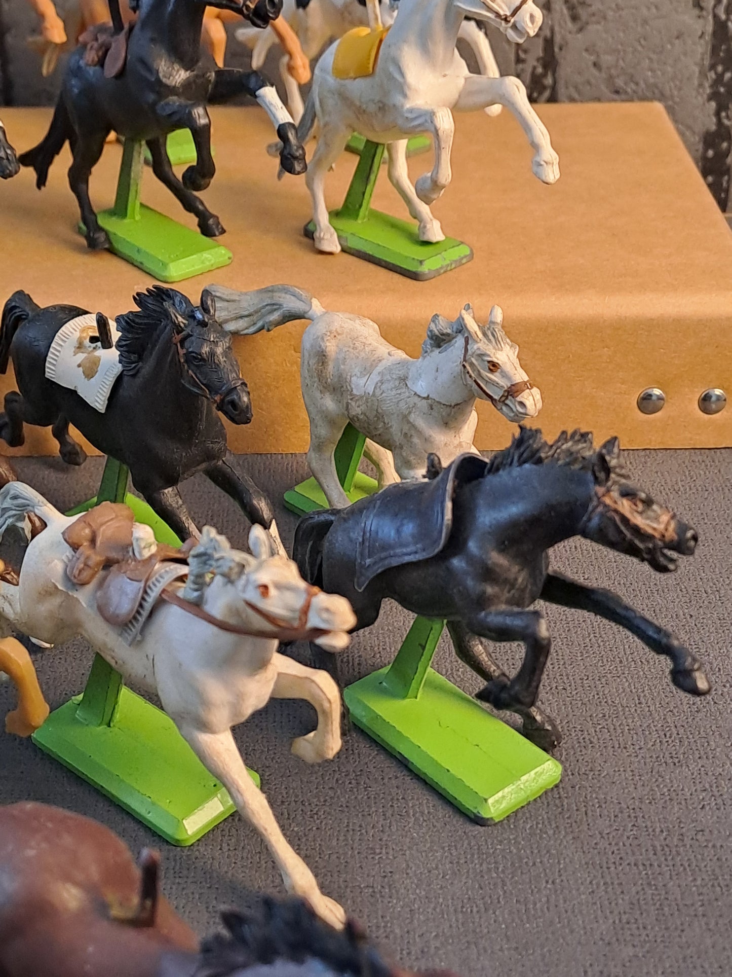 Britains Deetail Wild West Horses x18 / Britains Deetail Vilde Vesten Heste x18
