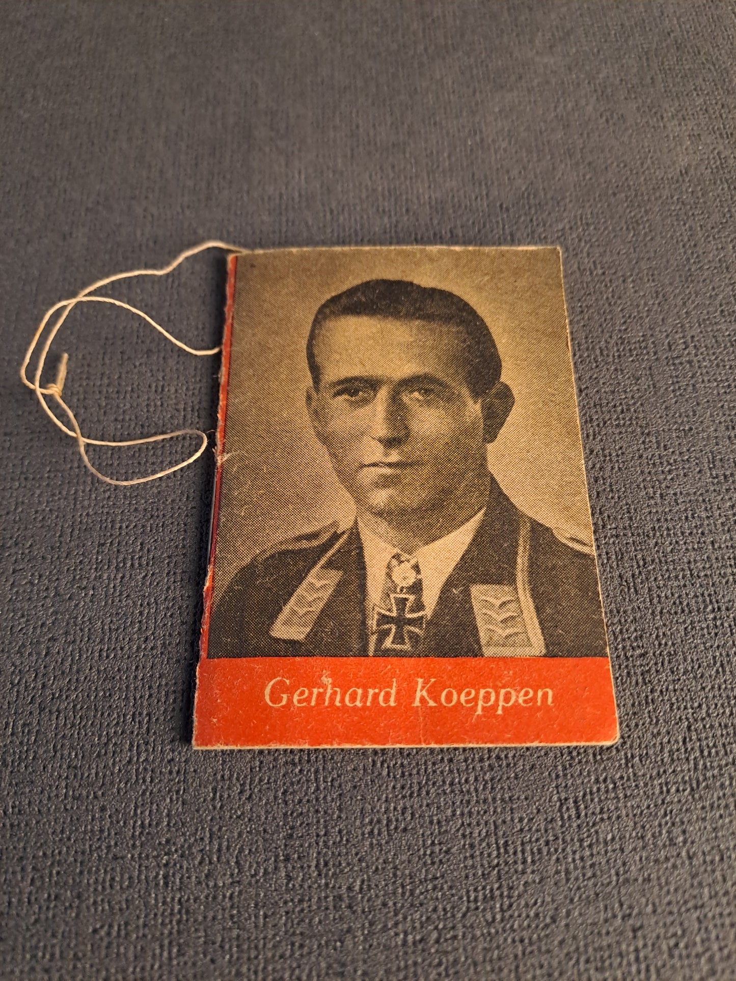 WHW Knight Cross Mini Booklet Gerhard Koeppen / WHW Ridderkors Gerhard Koeppen