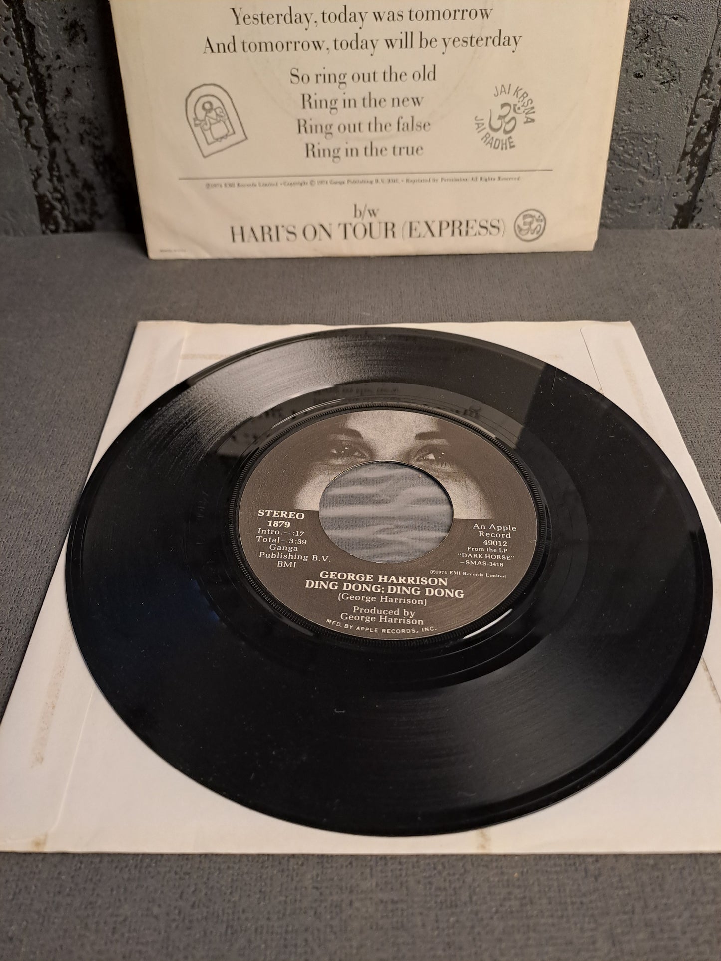 George Harrison Ding Dong; Ding Ding Single 1974