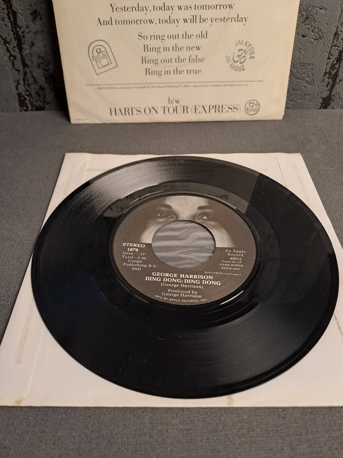 George Harrison Ding Dong; Ding Ding Single 1974