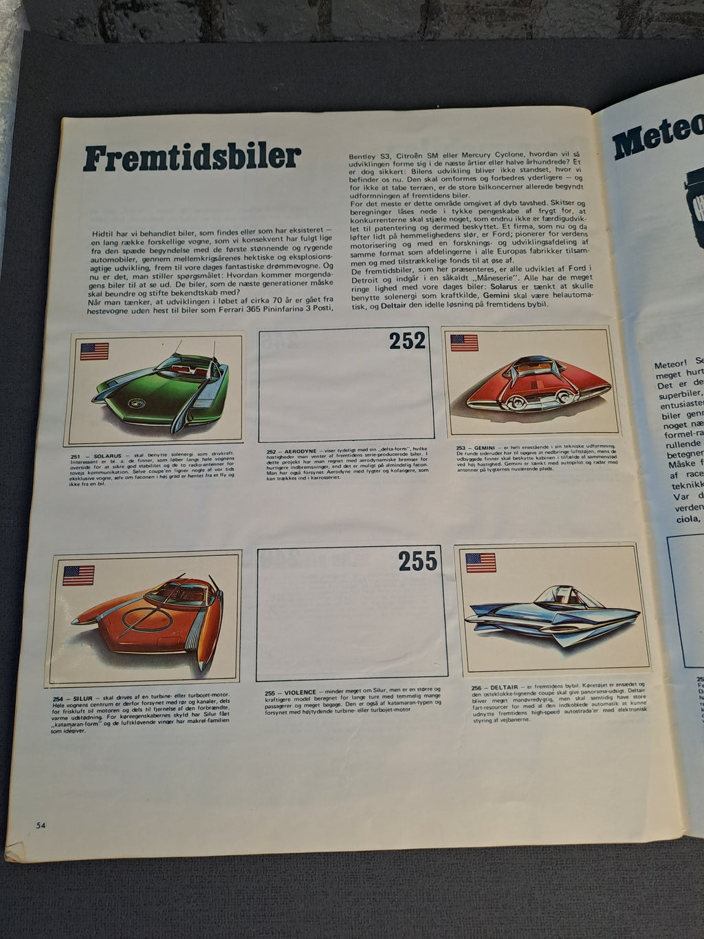 Berømte Biler 1970 / Famous Cars 1970