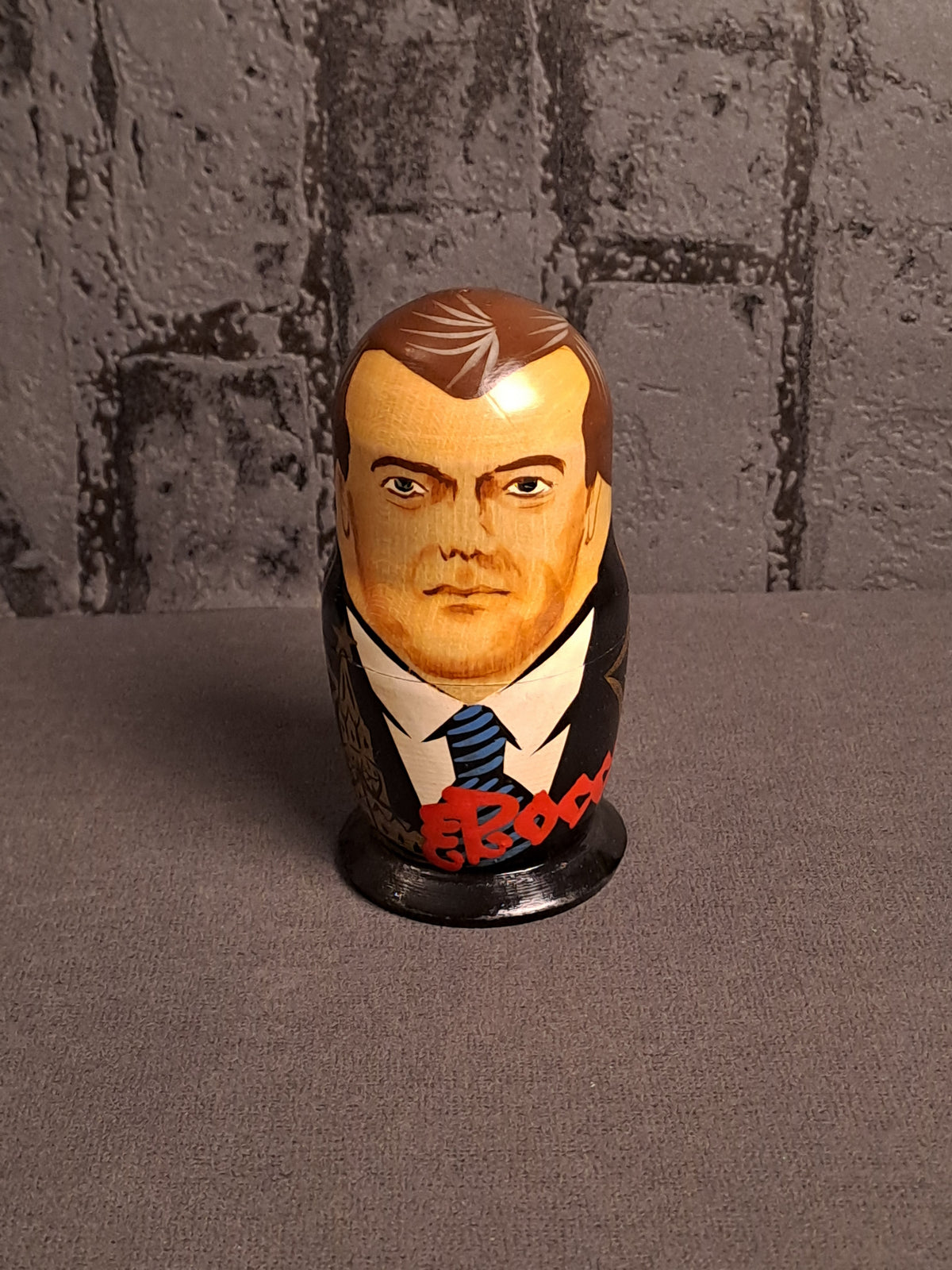 Vintage Matrjojska Dolls Russian Presidents / Vintage Matrjojska Dukker Russiske Præsidenter