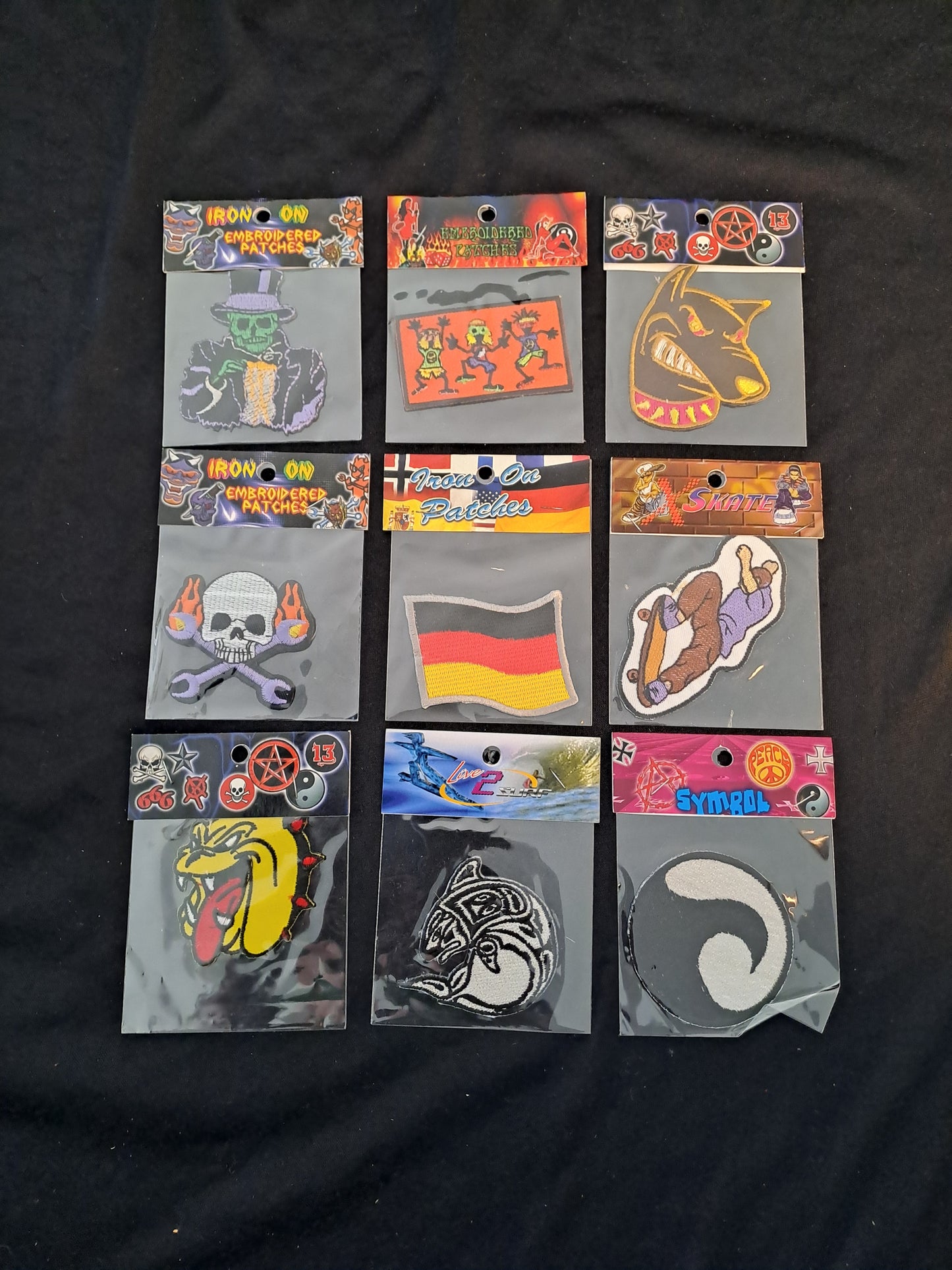 Vintage Patch x9 / Vintage Strygemærker x9