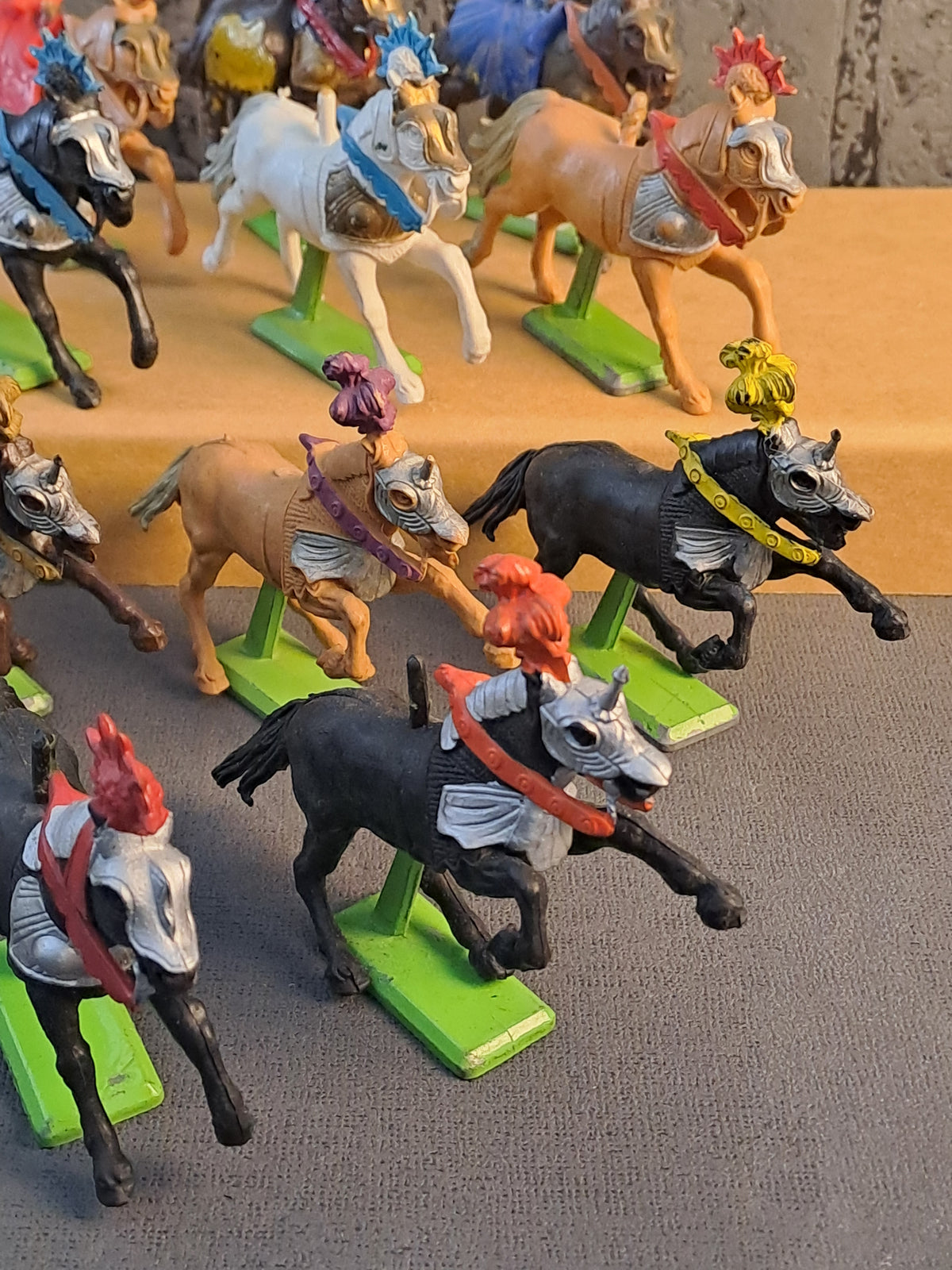 Britains Deetail Knight War Horses x11 / Britains Deetail Ridder Krigsheste x11
