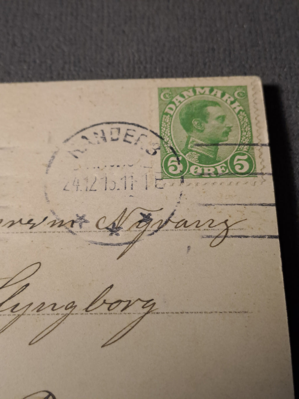 Portræt Postkort 24.12.1916