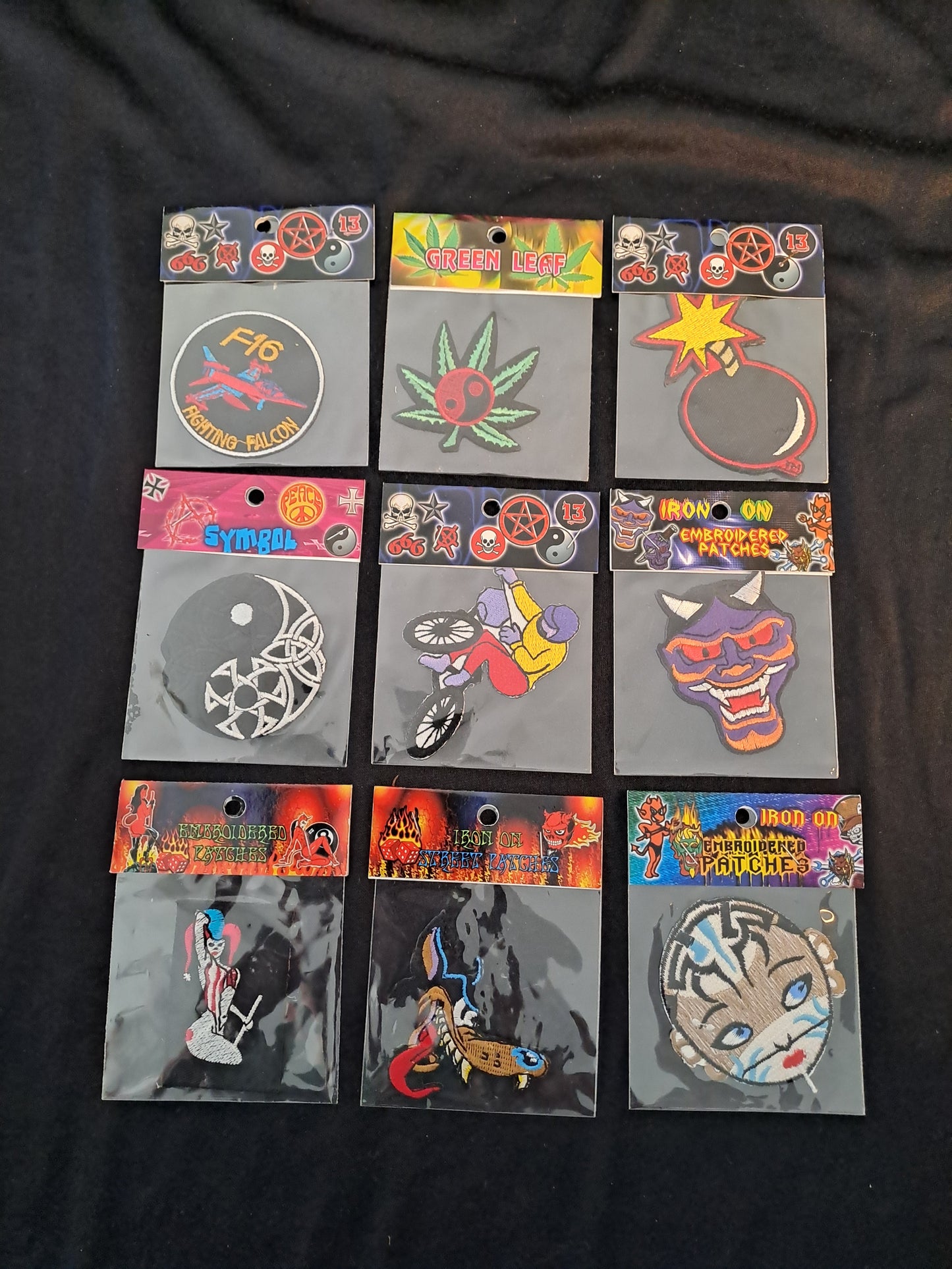 Vintage Patch x9 / Vintage Strygemærker x9