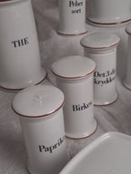 Bing & Groendahl Spice Jars / Bing & Grøndahl Krydderikrukker
