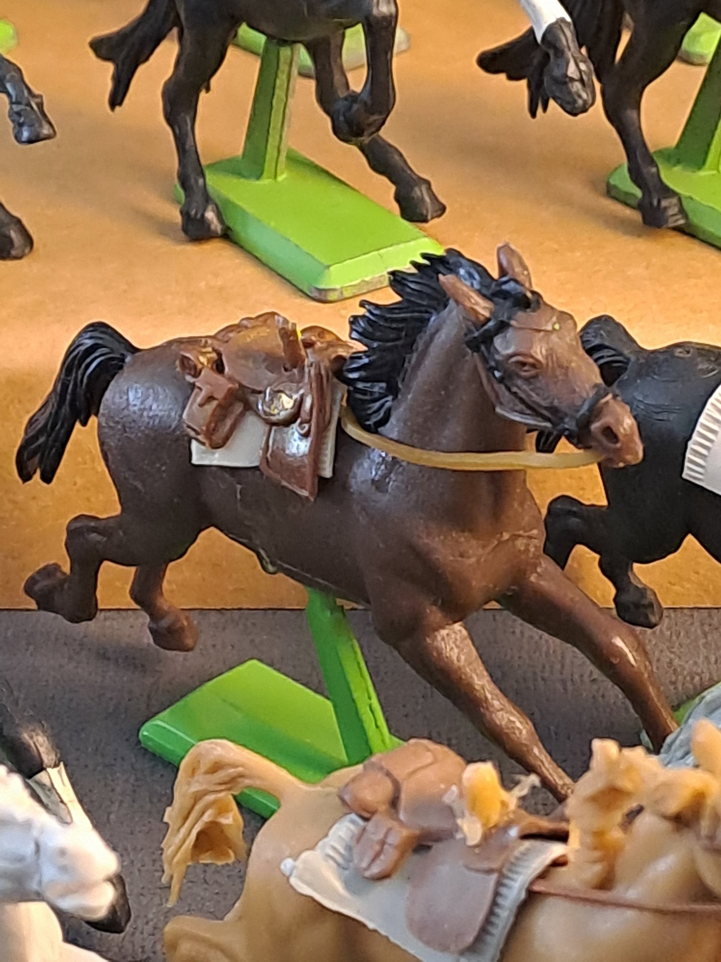 Britains Deetail Wild West Horses x18 / Britains Deetail Vilde Vesten Heste x18