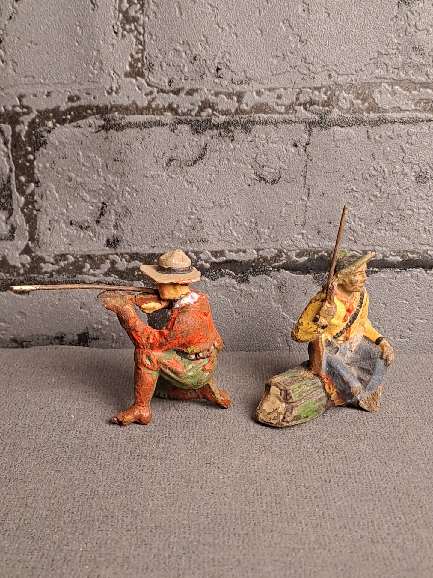 Lineol Cowboys Germany 1930's / Lineol Cowboys Tyskland 1930erne