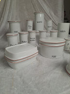 Bing & Groendahl Spice Jars / Bing & Grøndahl Krydderikrukker