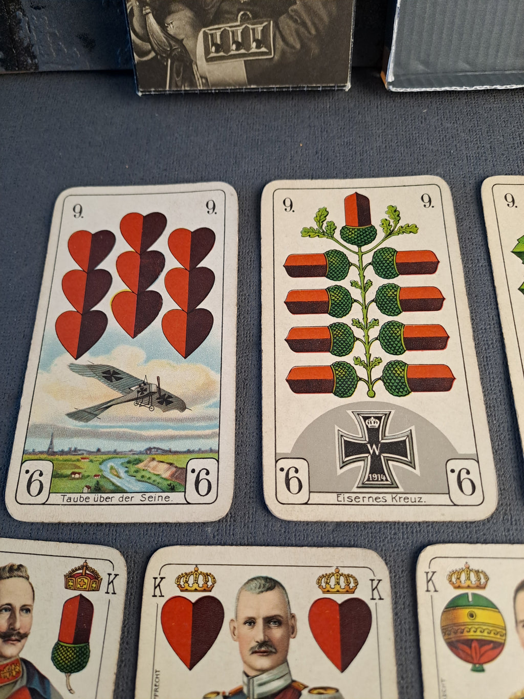 WW1 German War Playing Cards / WW1 Tyske Krigs Spillekort