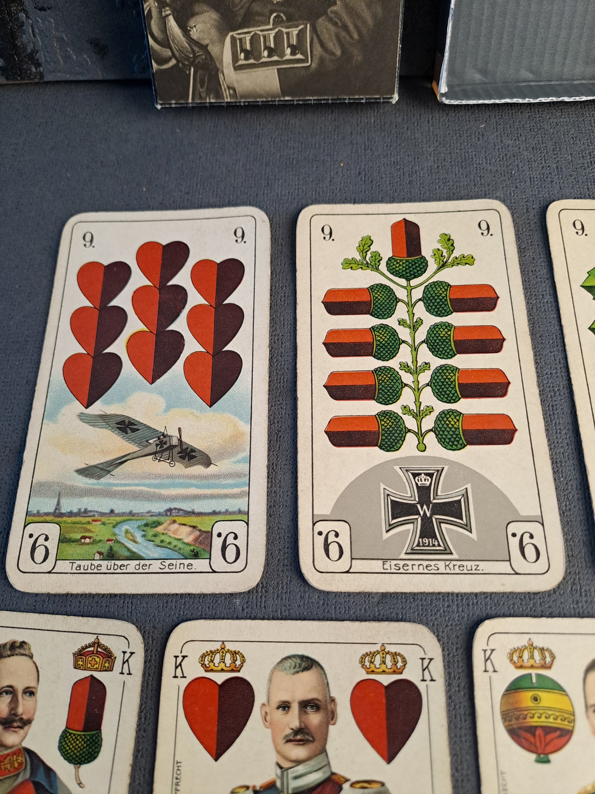 WW1 German War Playing Cards / WW1 Tyske Krigs Spillekort